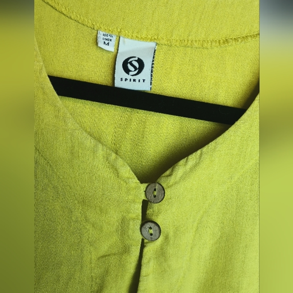 Spirit Yellow Women's Blouse - Picture 2 of 9